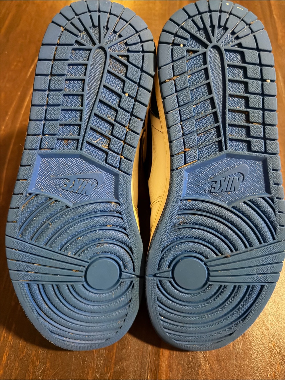Fashion Fragment Design High-Top Sneakers in White & Blue - 9M - Picture 11 of 13
